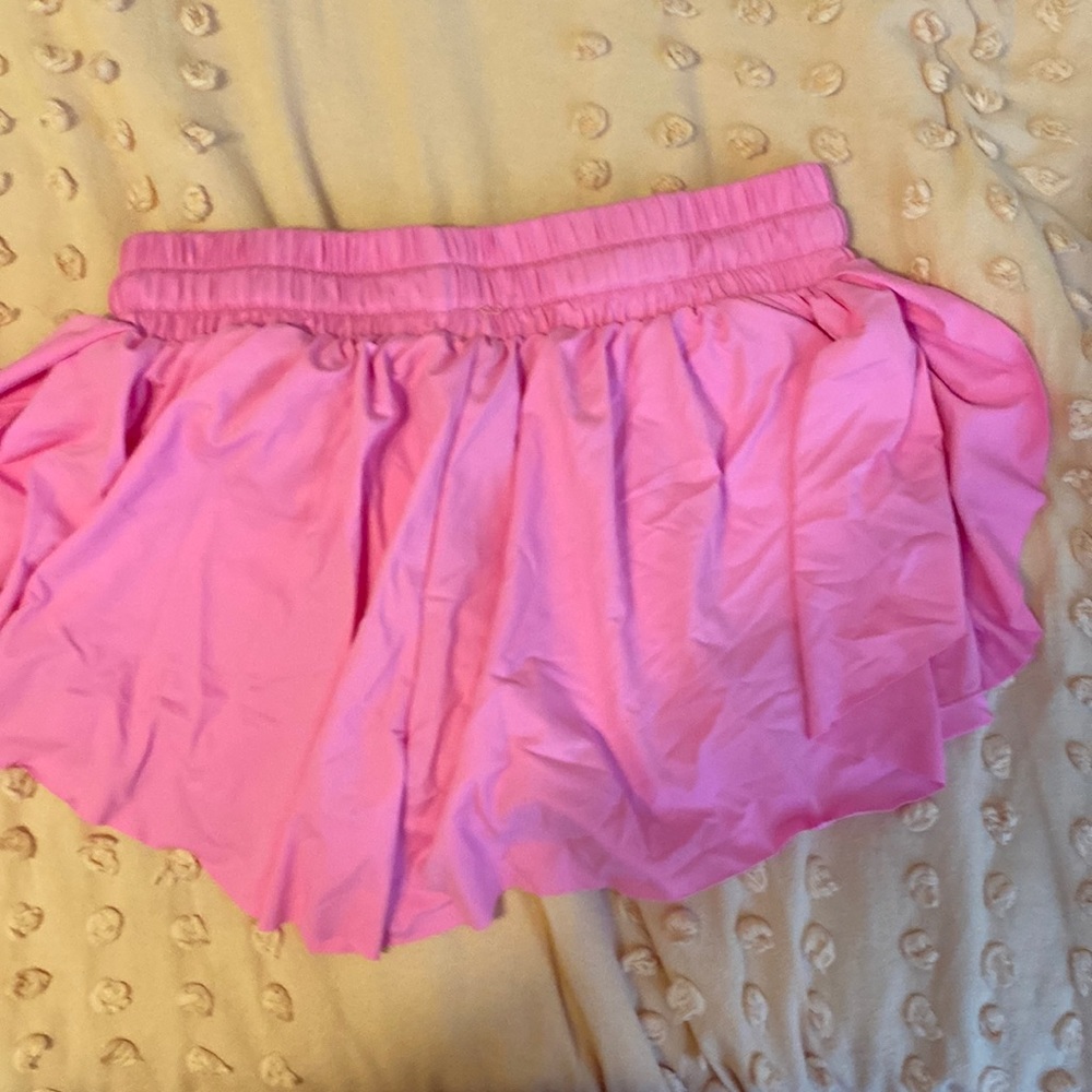 amazon pink flowy shorts